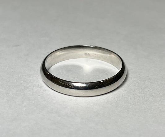 Silver  Wedding Band