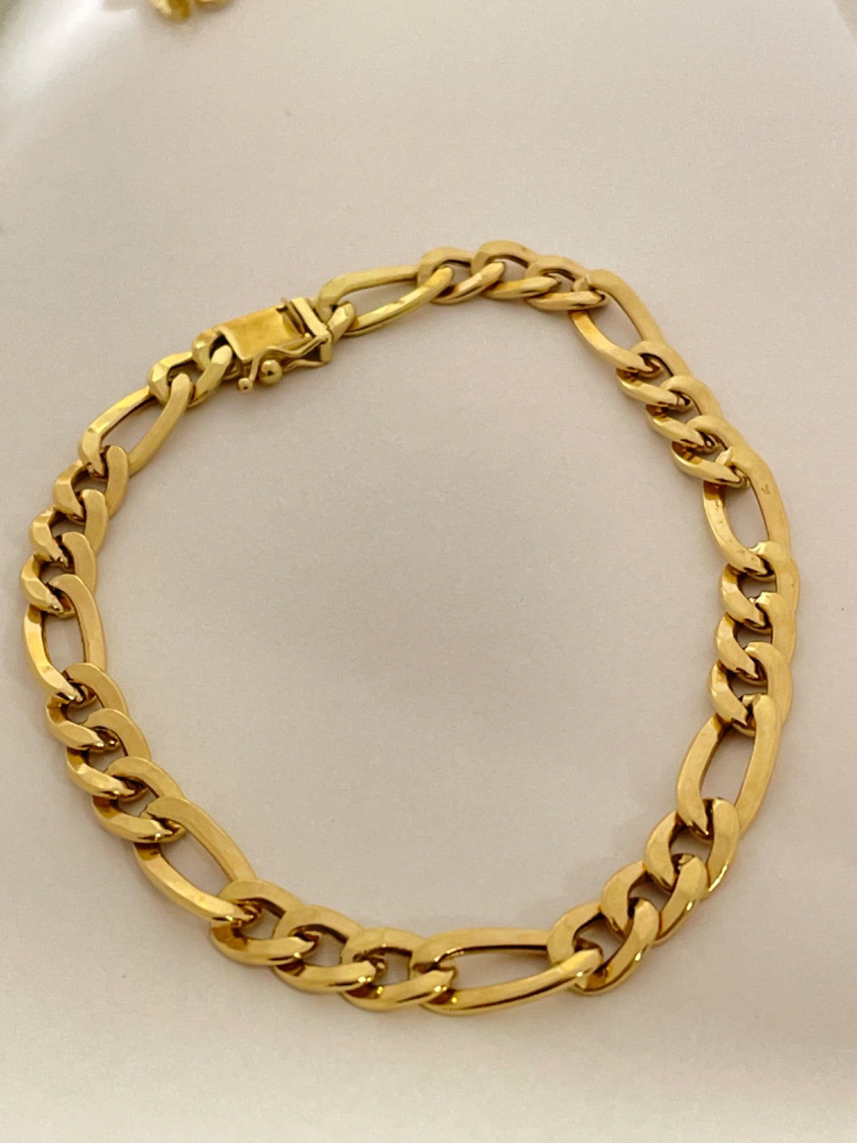 18K Yellow Gold Fígaro Link  Chain