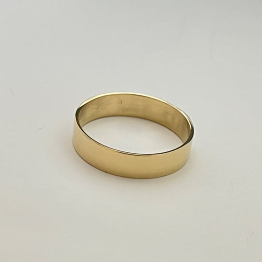 18K Yellow Gold  Wedding Band