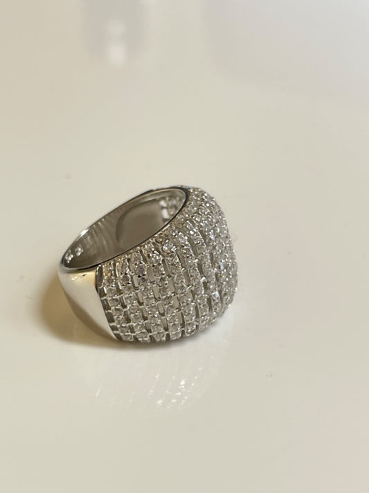 Silver  Ring with CZ