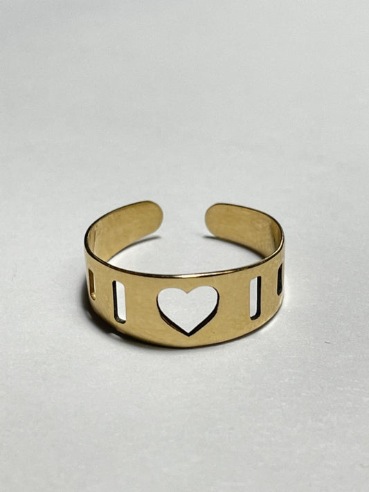 18K Yellow Gold Toe Ring