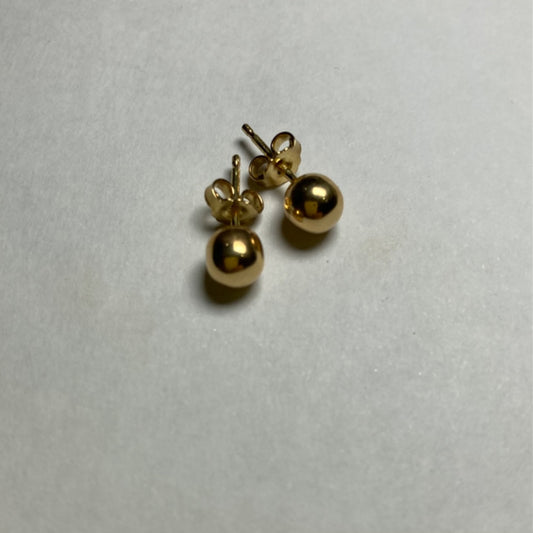 18K Yellow Gold  Earring