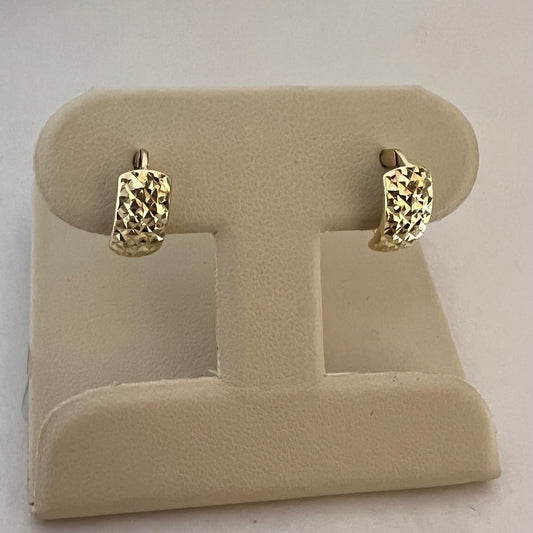 14K Yellow Gold  Earring