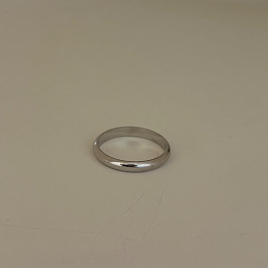 Silver  Wedding Band