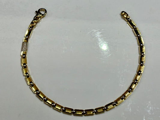 18K Yellow Gold  Men's Bracelet