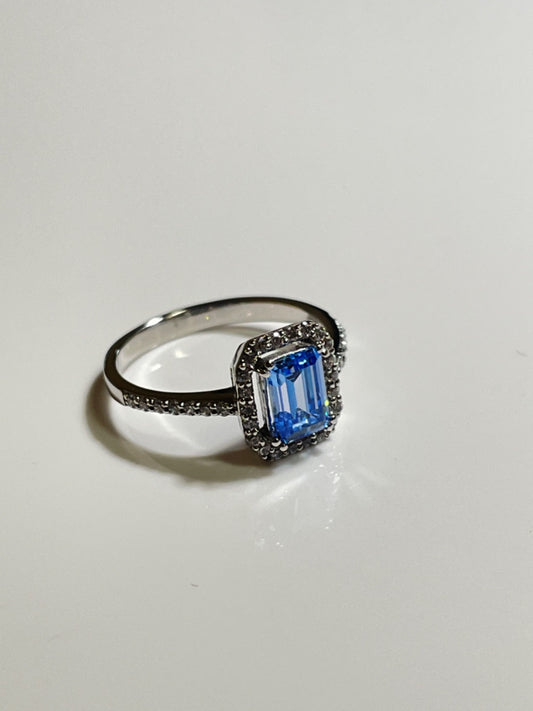 Silver  Ring with CZ