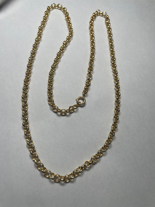 18K Yellow Gold Português Link Chain