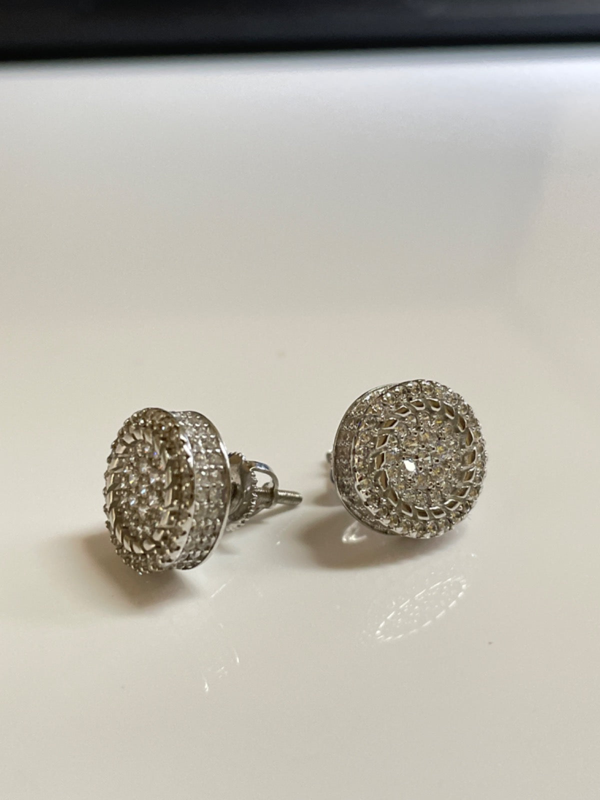Silver Small  Earring with CZ