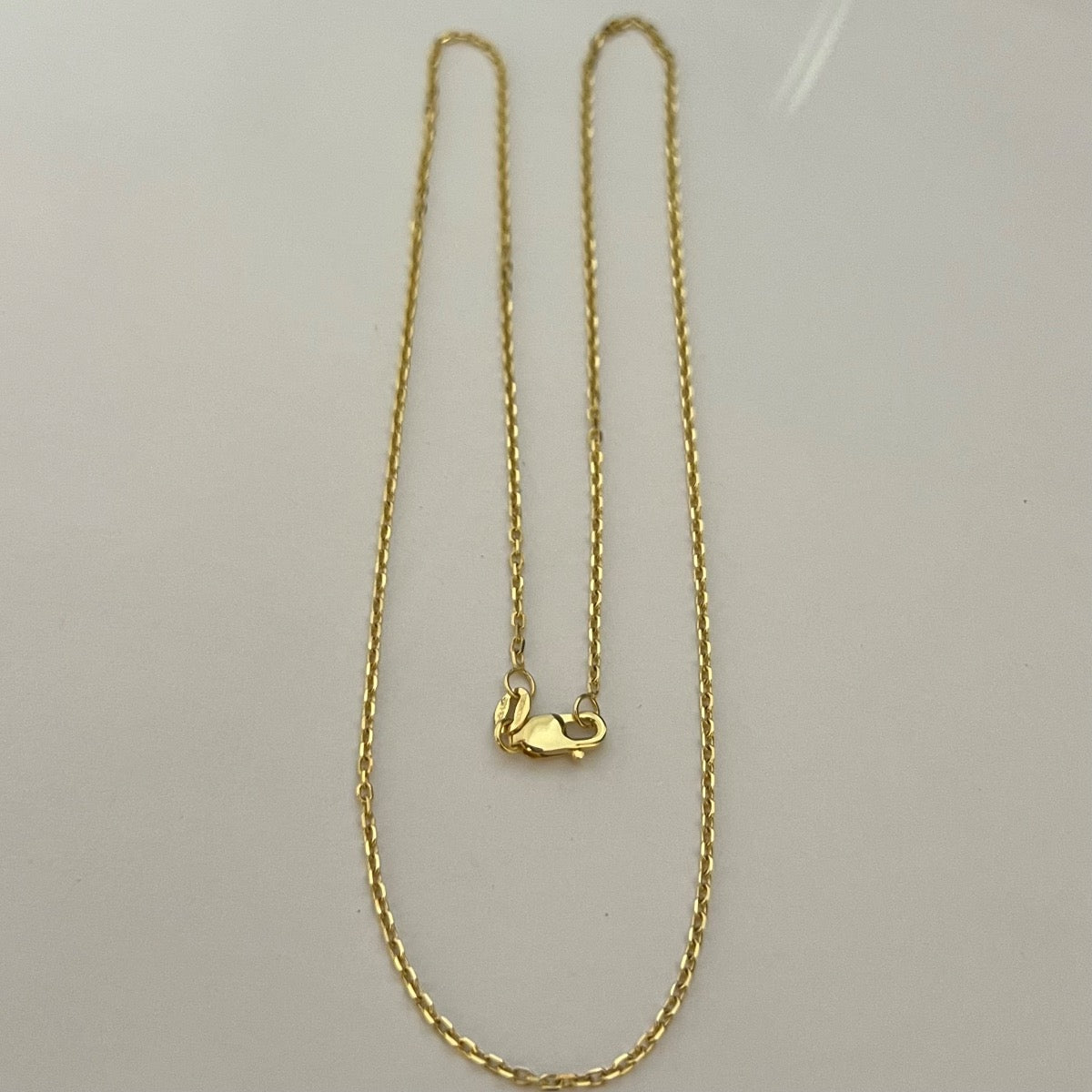 14K Yellow Gold Lite Forsantina  Chain