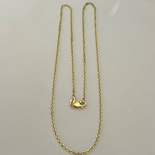 14K Yellow Gold Lite Forsantina  Chain