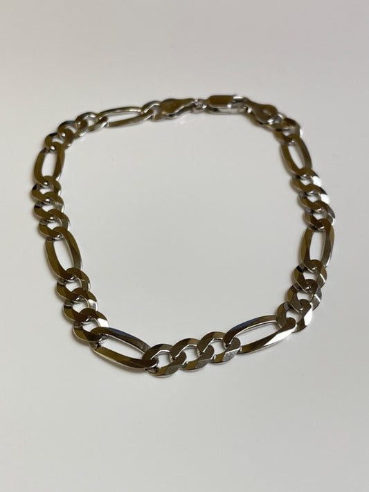 Silver Fígaro  Bracelet