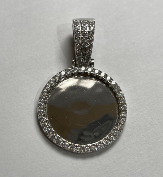 Silver  Pendant with CZ