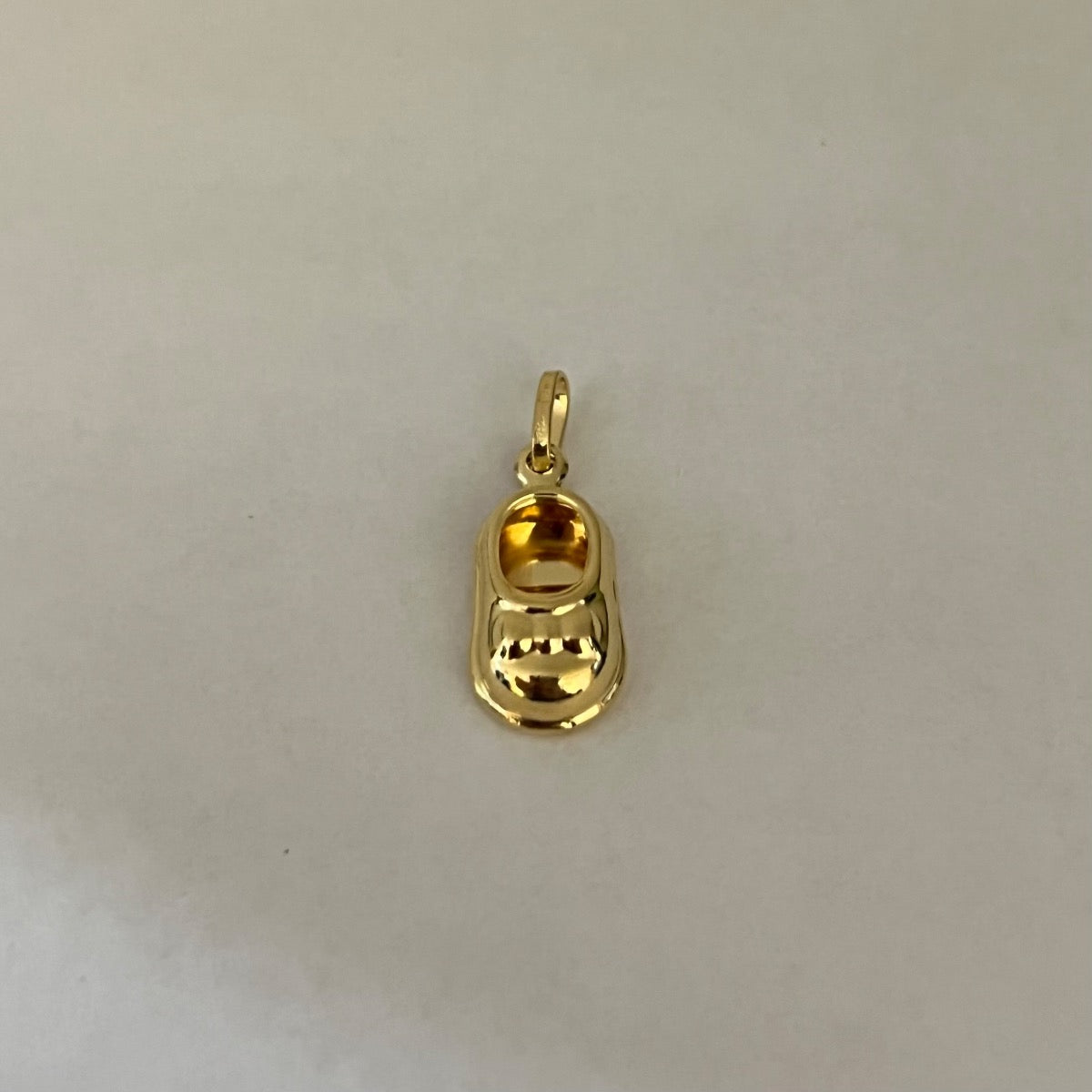 18K Yellow Gold Shoe  Pendant