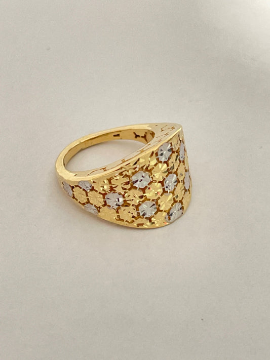 18K Two-Tone Gold  Ring