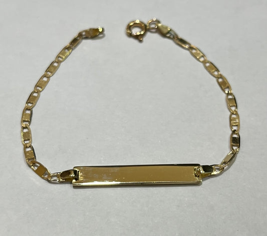 18K Yellow Gold  Baby Bracelet