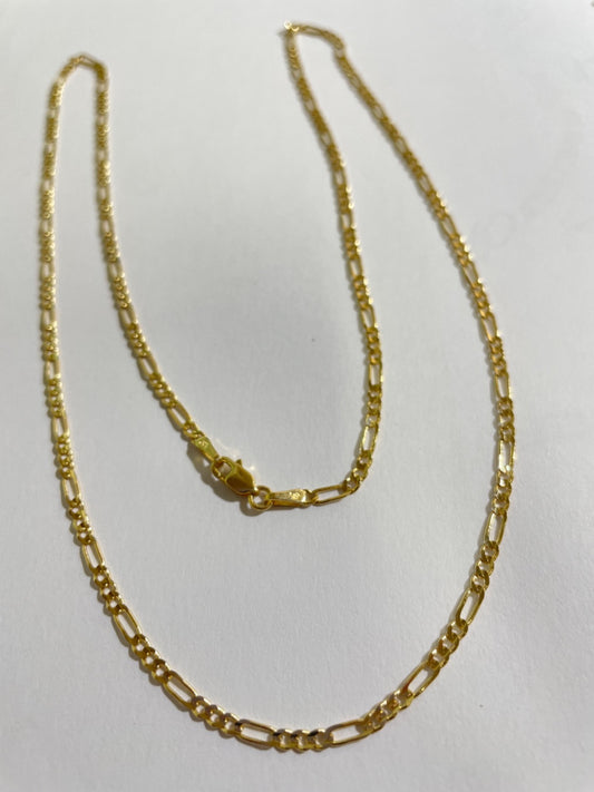 18K Yellow Gold Fígaro  Chain