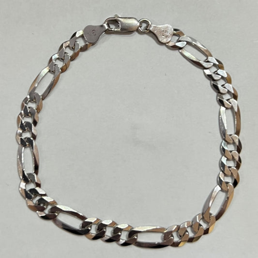 Silver Figaro  Bracelet