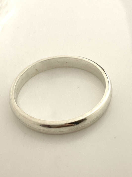 Silver  Wedding Band