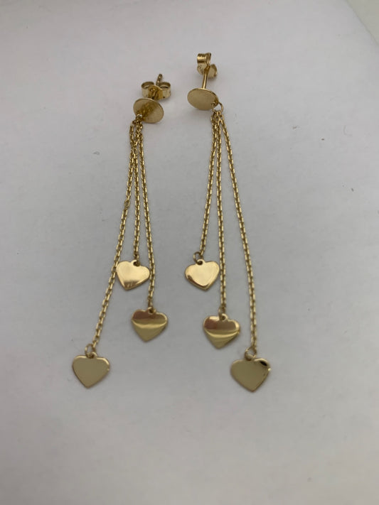 18K Yellow Gold  Earring