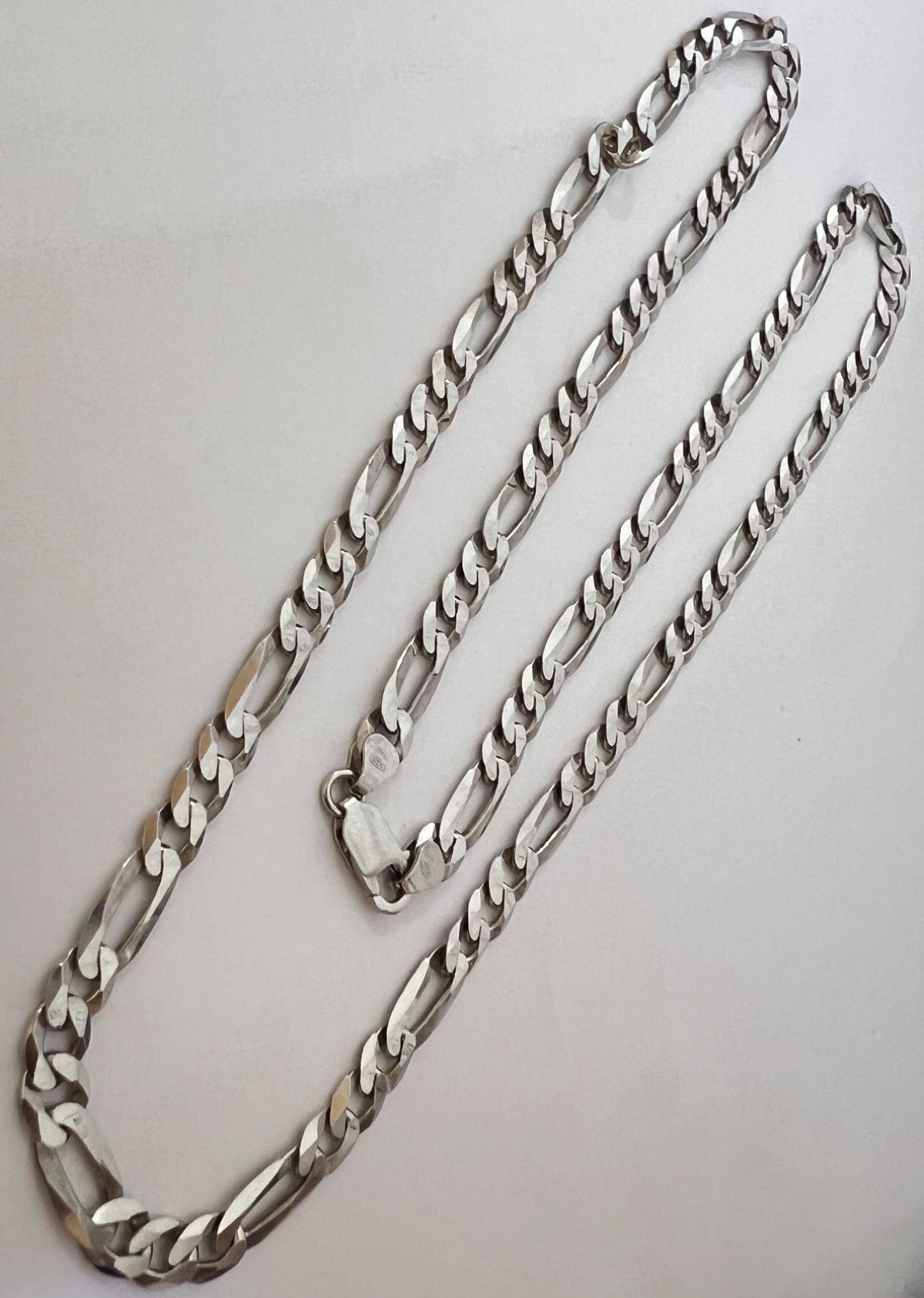 Silver Figaro  Chain