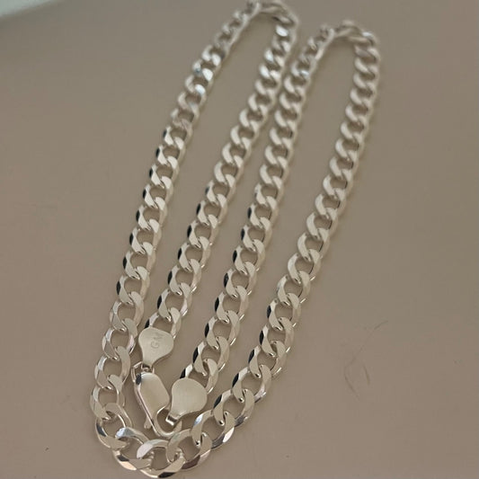 Silver Curb Chain