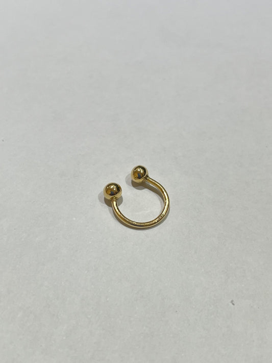 18K Yellow Gold  Piercing