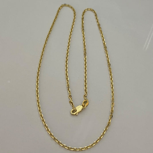 14K Yellow Gold Lite Forsantina  Chain