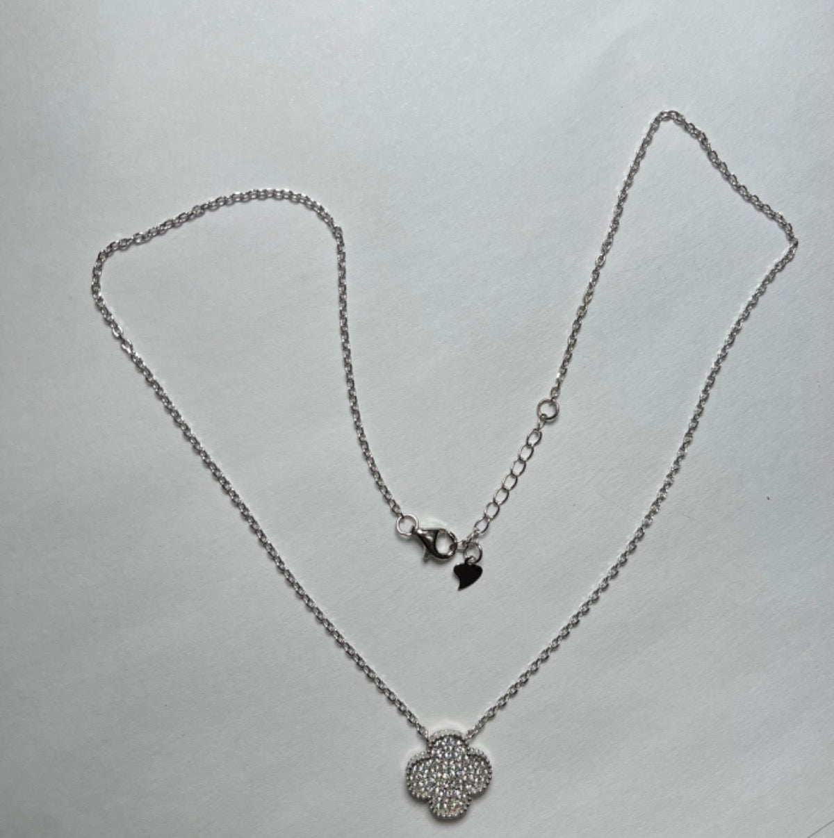 Silver  Necklace with CZ