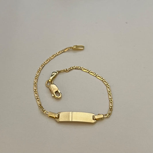 18K Yellow Gold  Baby Bracelet