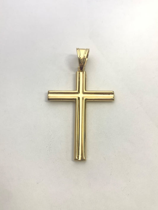 18K Yellow Gold  Cross Pendant