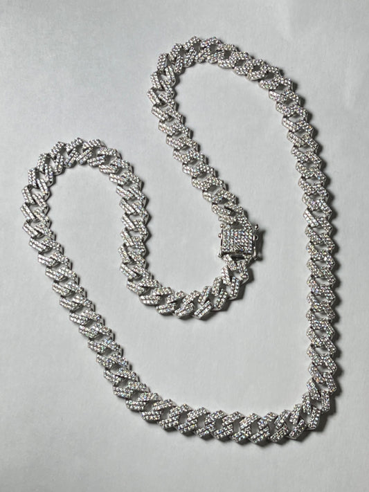 Silver  Chain with CZ