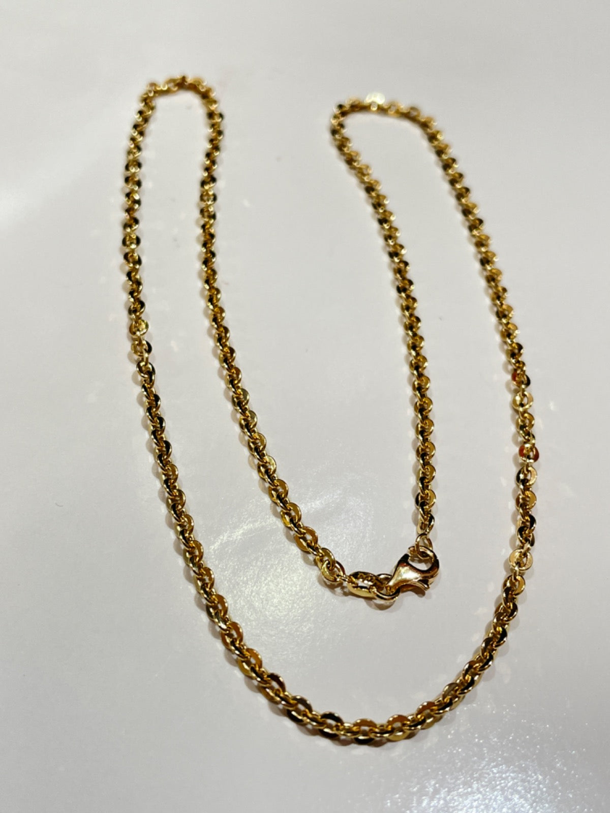 18K Yellow Gold Rolo Chain