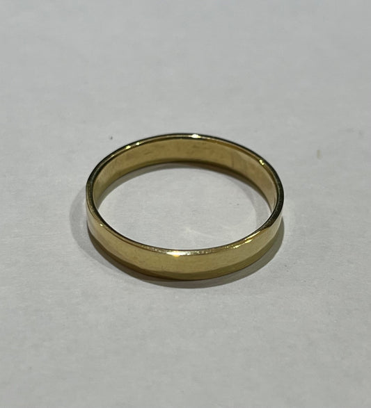 18K Yellow Gold  Wedding Band