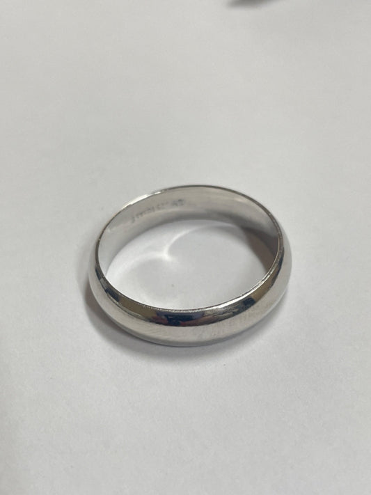 Silver  Wedding Band