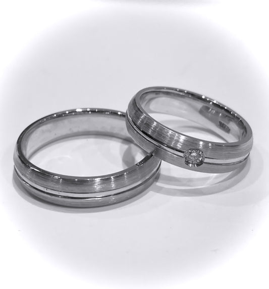 Silver  Wedding Band