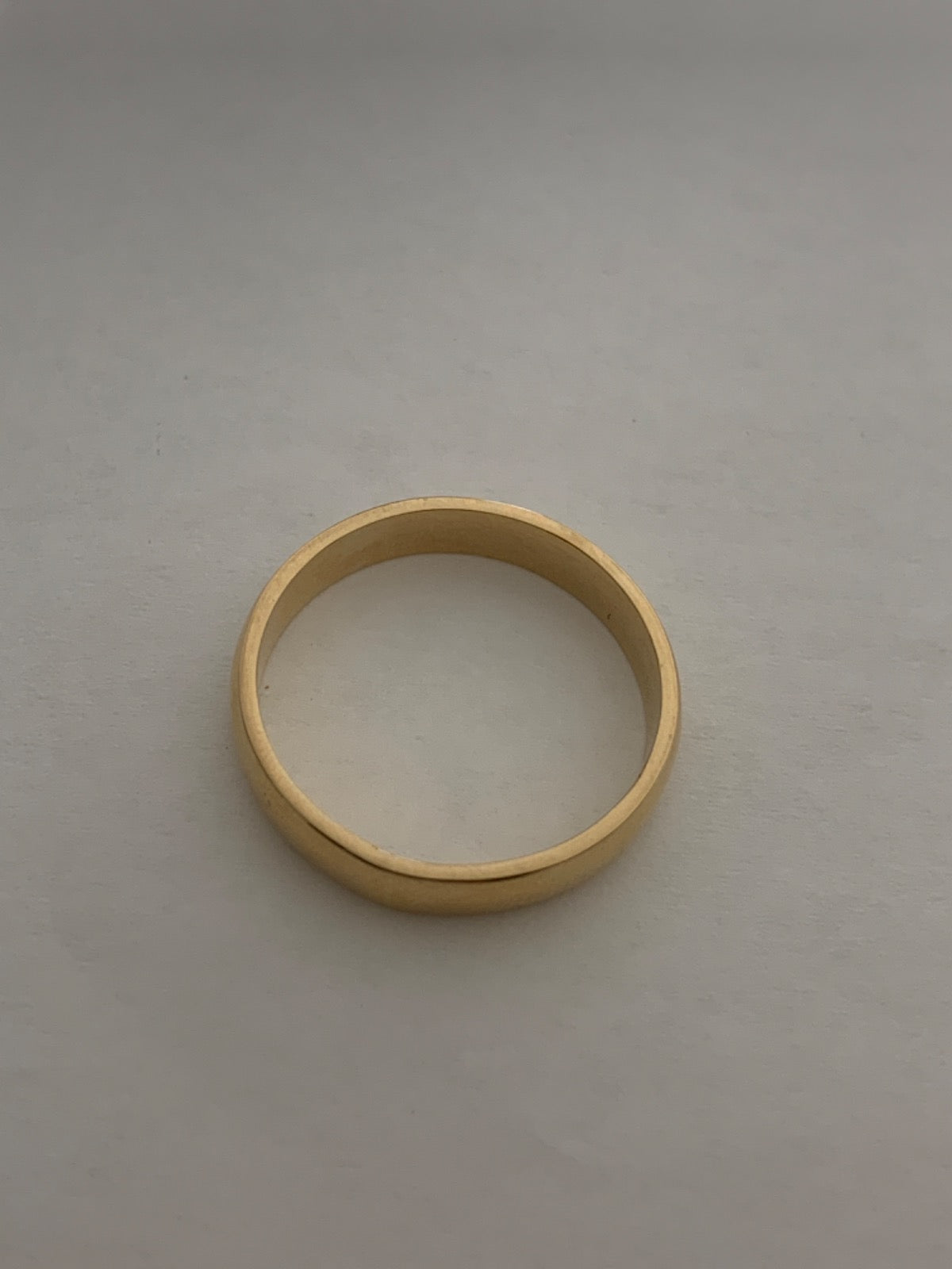 14K Yellow Gold  Wedding Band