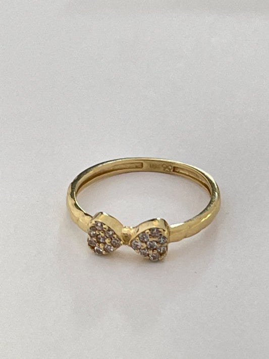 18K Yellow Gold Lace  Ring