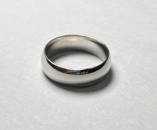 Silver  Wedding Band