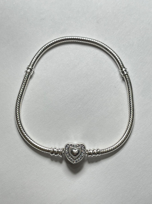 Silver  Bracelet with CZ