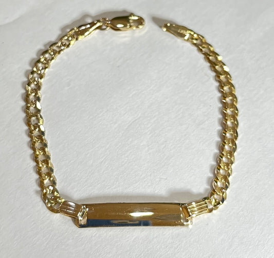 14K Yellow Gold  Baby Bracelet