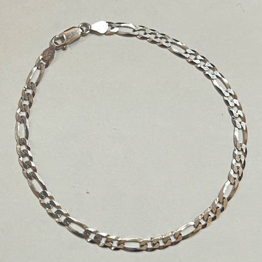 Silver Figaro  Bracelet