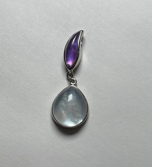 White Silver  Pendant