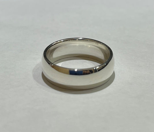 Silver  Wedding Band