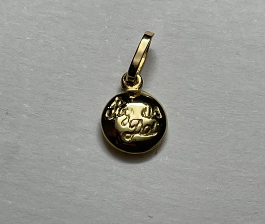 18K Yellow Gold  Charm