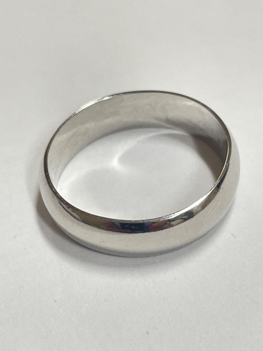 Silver  Wedding Band