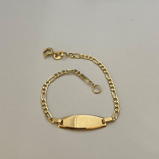 18K Yellow Gold  Baby Bracelet