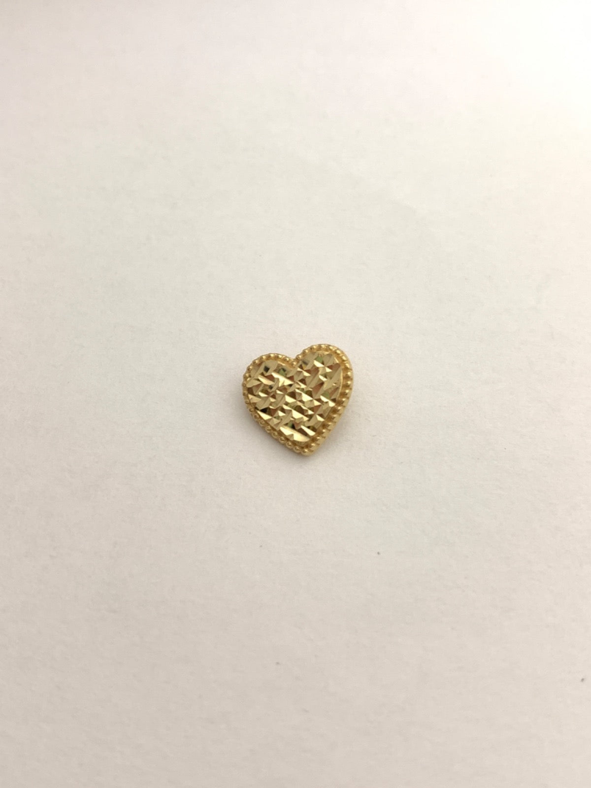 18K Yellow Gold Hearts  Pendant