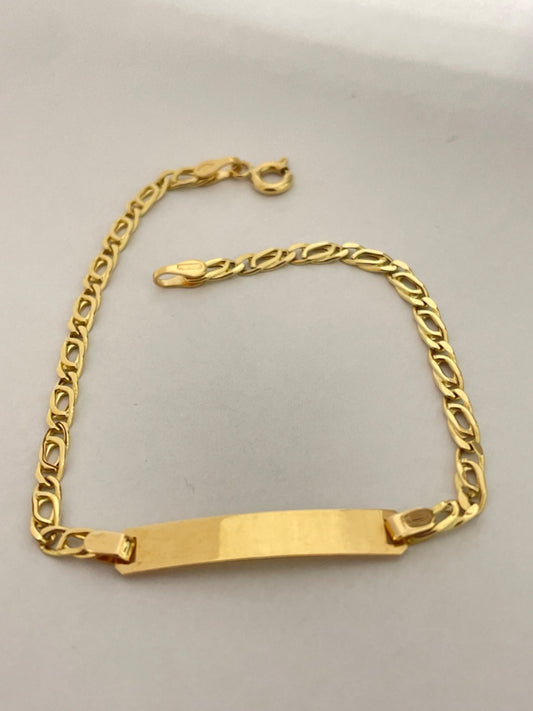 18K Yellow Gold  Baby Bracelet