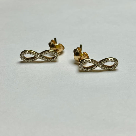 18K Yellow Gold Endless  Earring