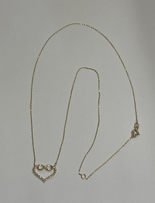 14K Yellow Gold  Necklace with CZ